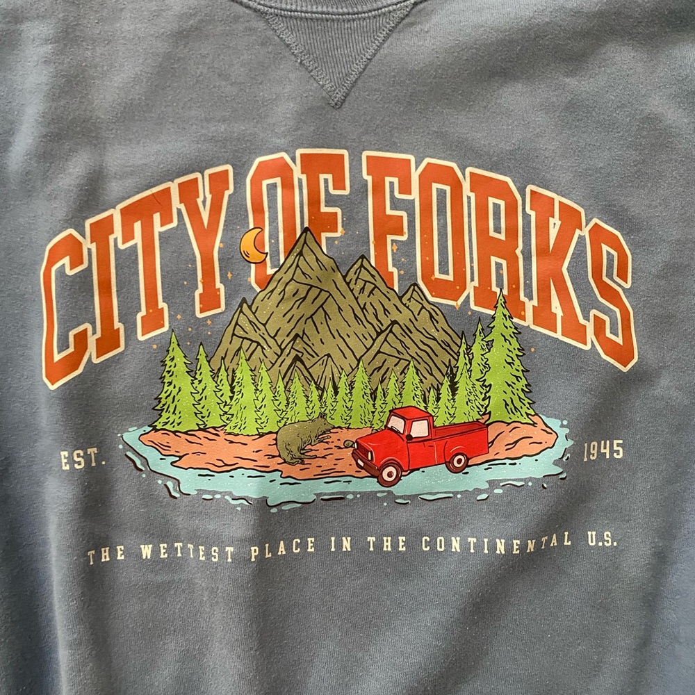 Twilight Forks Washington Sweater Hoodie